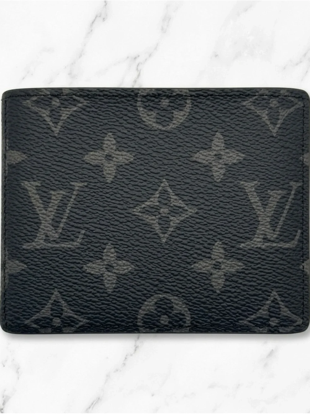 Louis Vuitton Men's Monogram Canvas Card Holder Wallet - Black M61695